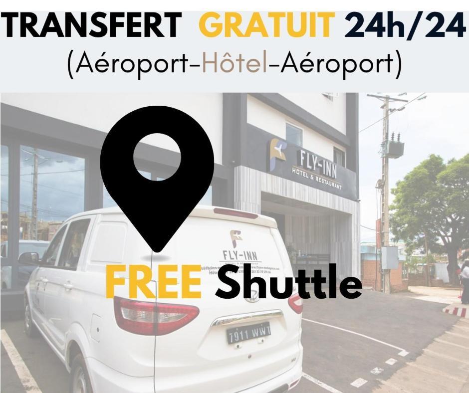 Fly Inn Madagascar Hotel - Navette Gratuite H24 - A 300M De L'Aeroport International Ivato-Antananarivo Ivato  Екстериор снимка